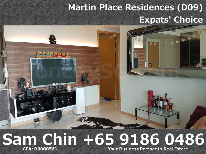 Martin Place Residences – Designer 2 Bedroom – S06 – Living Room