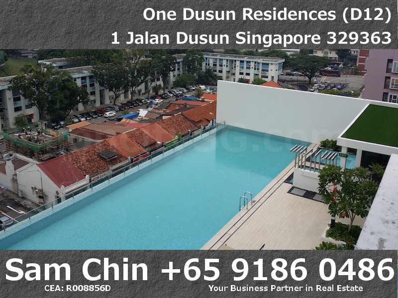 One Dusun Residences – 2 Bedroom – S7 – Balcony – Lap Pool View – 2
