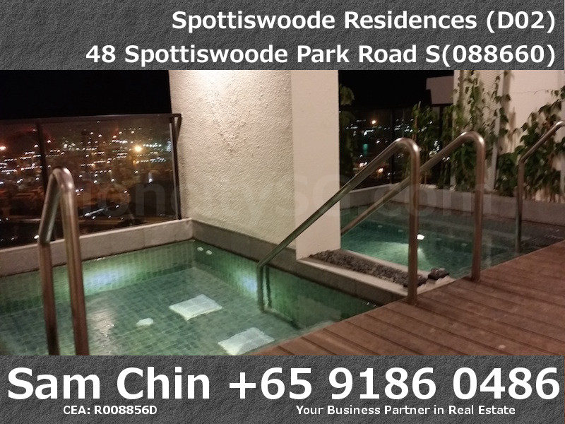 Spottiswoode Residences – Facilities – L22 – Pool – Night