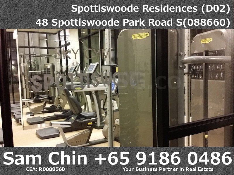 Spottiswoode Residences – Facilities – L22 – Sky Gym 2 – Night
