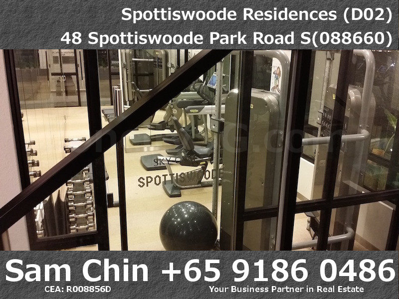 Spottiswoode Residences – Facilities – L22 – Sky Gym – Night