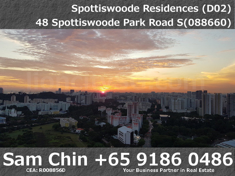 Spottiswoode Residences – S01 – VH – Balcony – View – SunSet