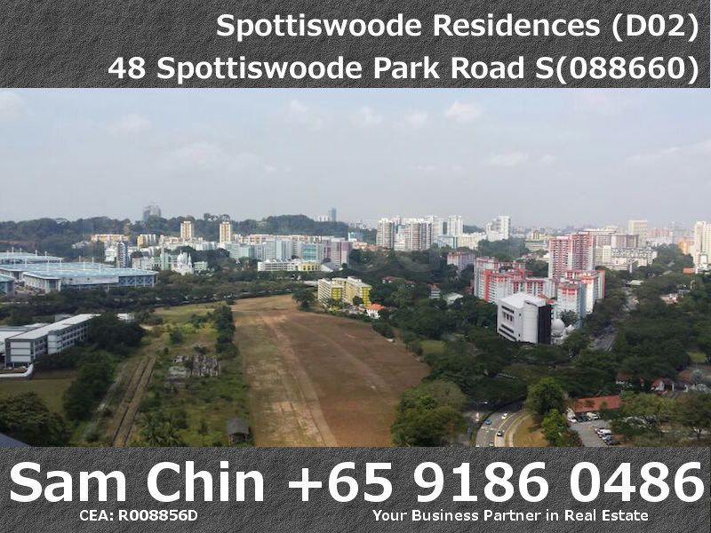 Spottiswoode Residences – S05 – M – MasterBedroom – View – Greenery – 2