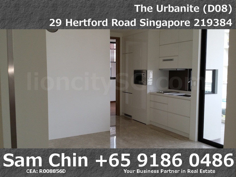 The Urbanite – 1 Bedroom – Living and Kitchen