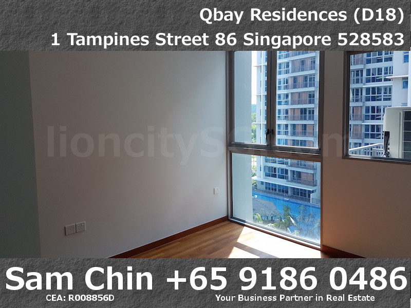 Qbay Residences – 1+Study – S08 – Master Bedroom