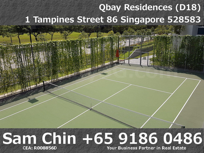 Qbay Residences – Facilities – L1 Tennis Court