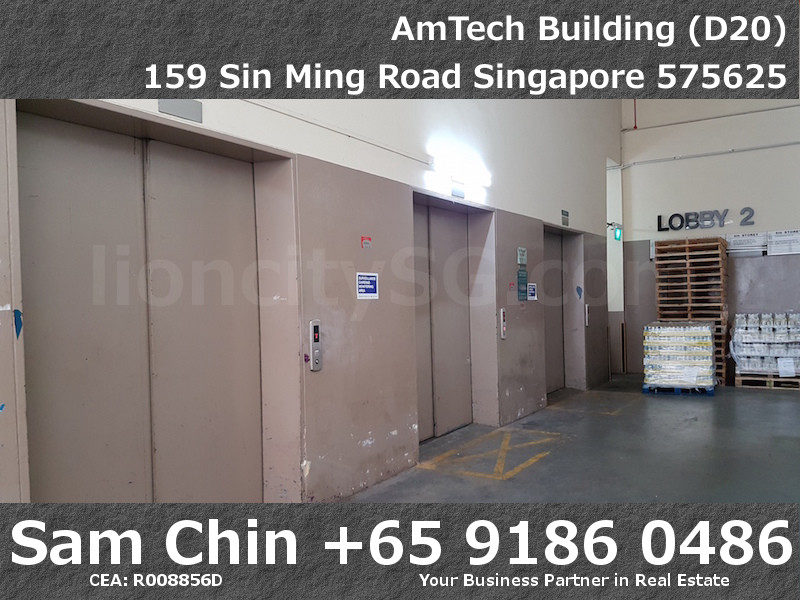 AMTech Building – Industrial – Lobby B – Level 2 – Cargo Lift