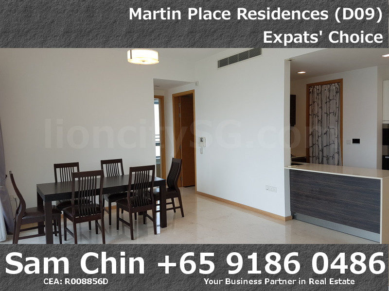 Martin Place Residences – 2 Bedroom – L – S08 – Dining and Kitchen