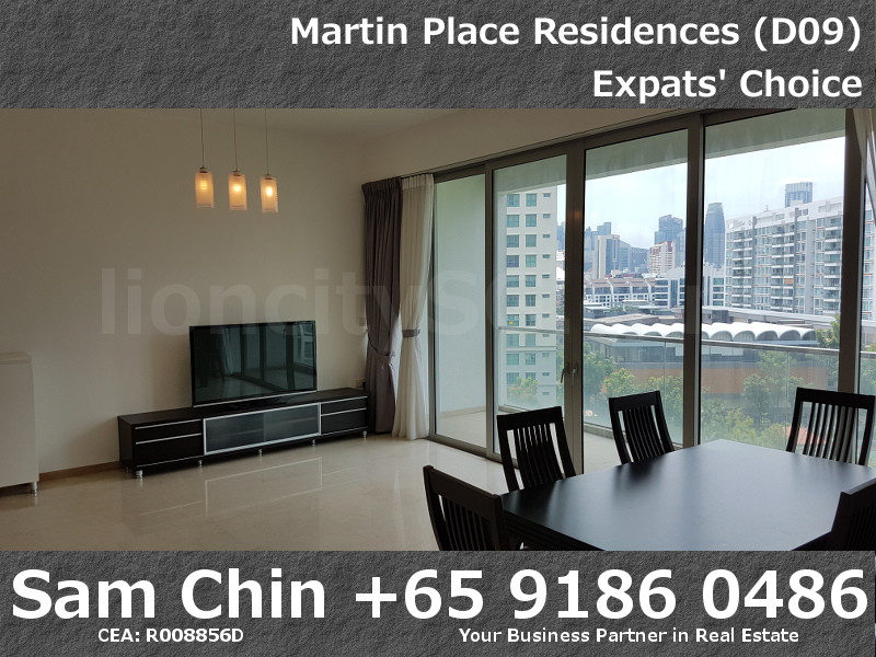 Martin Place Residences – 2 Bedroom – L – S08 – Dining and Living – 1