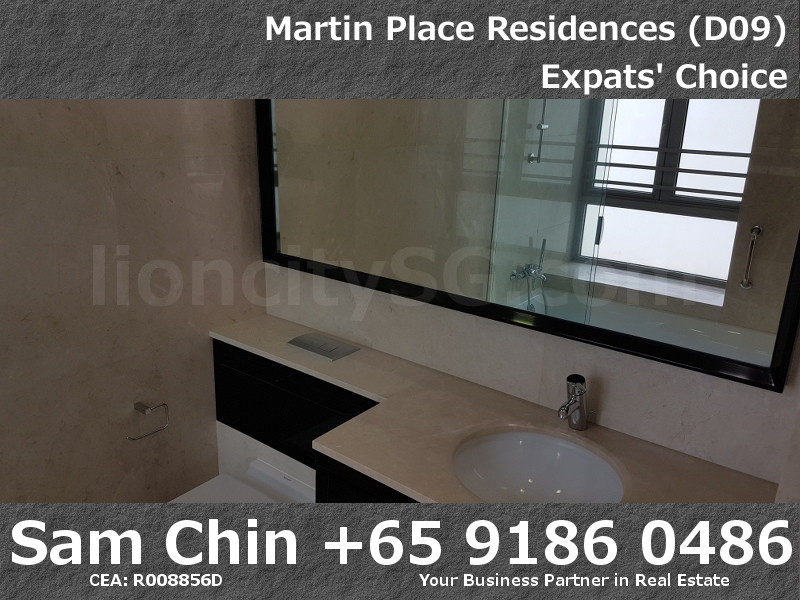 Martin Place Residences – 2 Bedroom – L – S08 – Master Bathroom