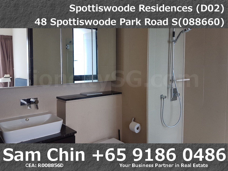 Spottiswoode Residences – S12 – 1 Bedroom – FF – H – Master Bathroom