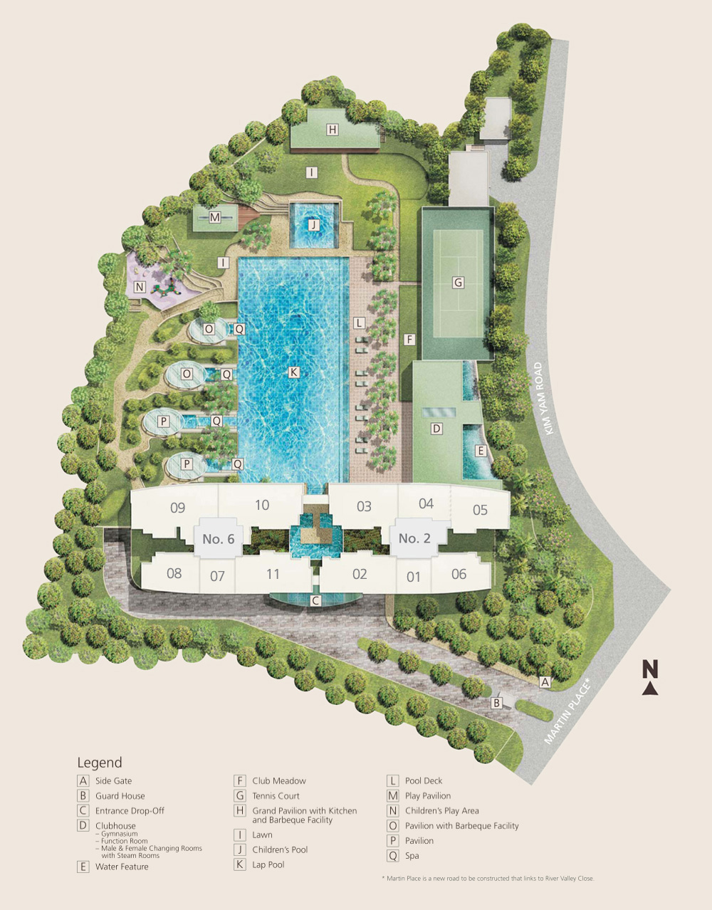Martin Place Residences - Site Plan